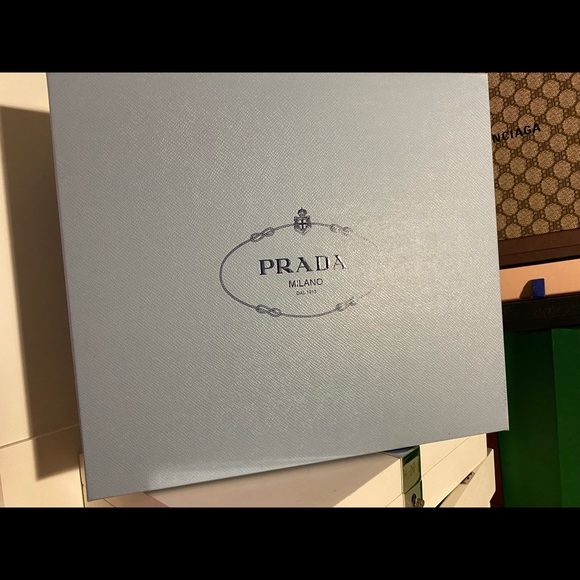 Prada Blue Velvet Boot - Picture 2 of 13